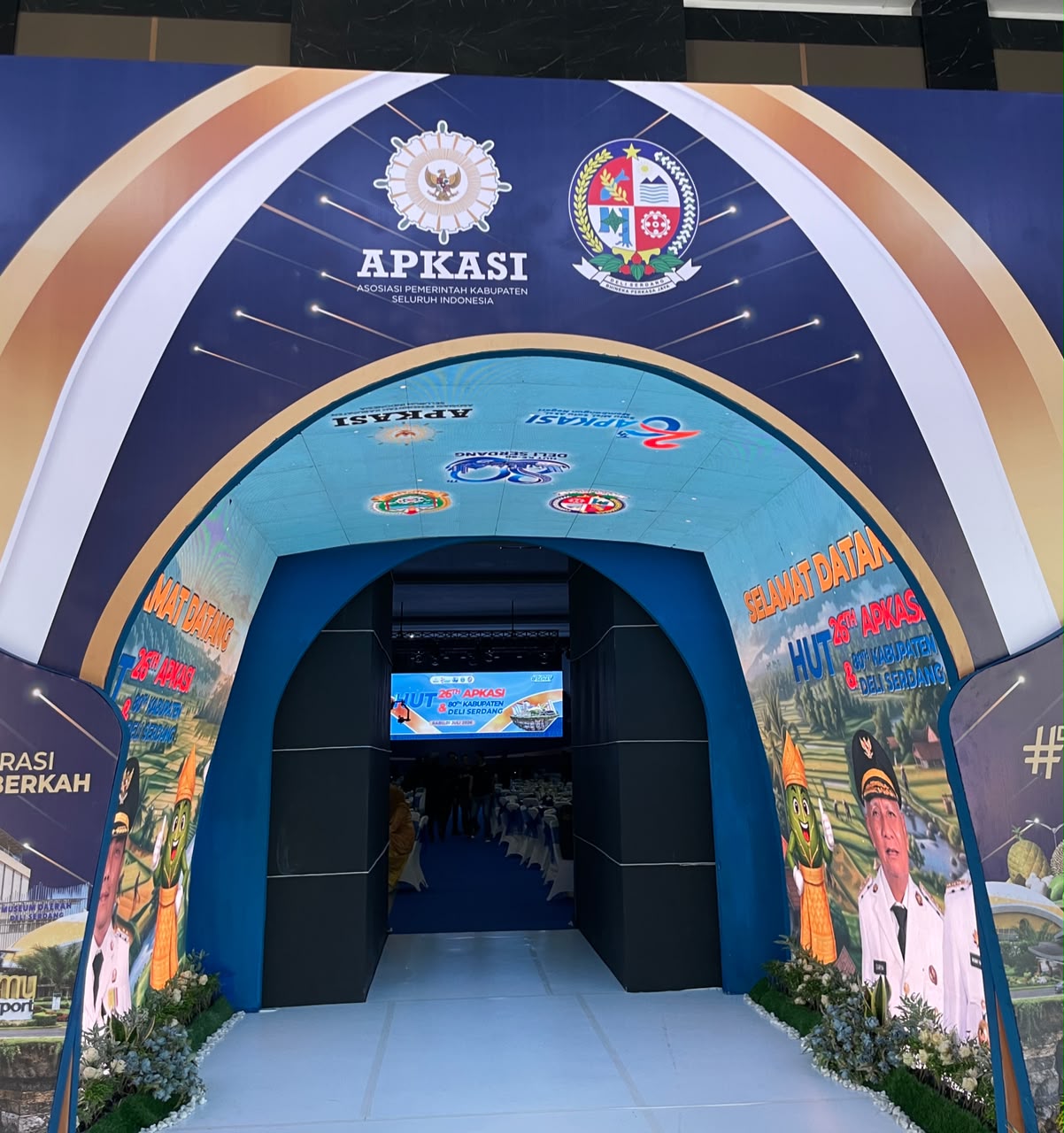 Acara Pemerintahan - Hut Deli Serdang ke 80 dan APKASI ke 26