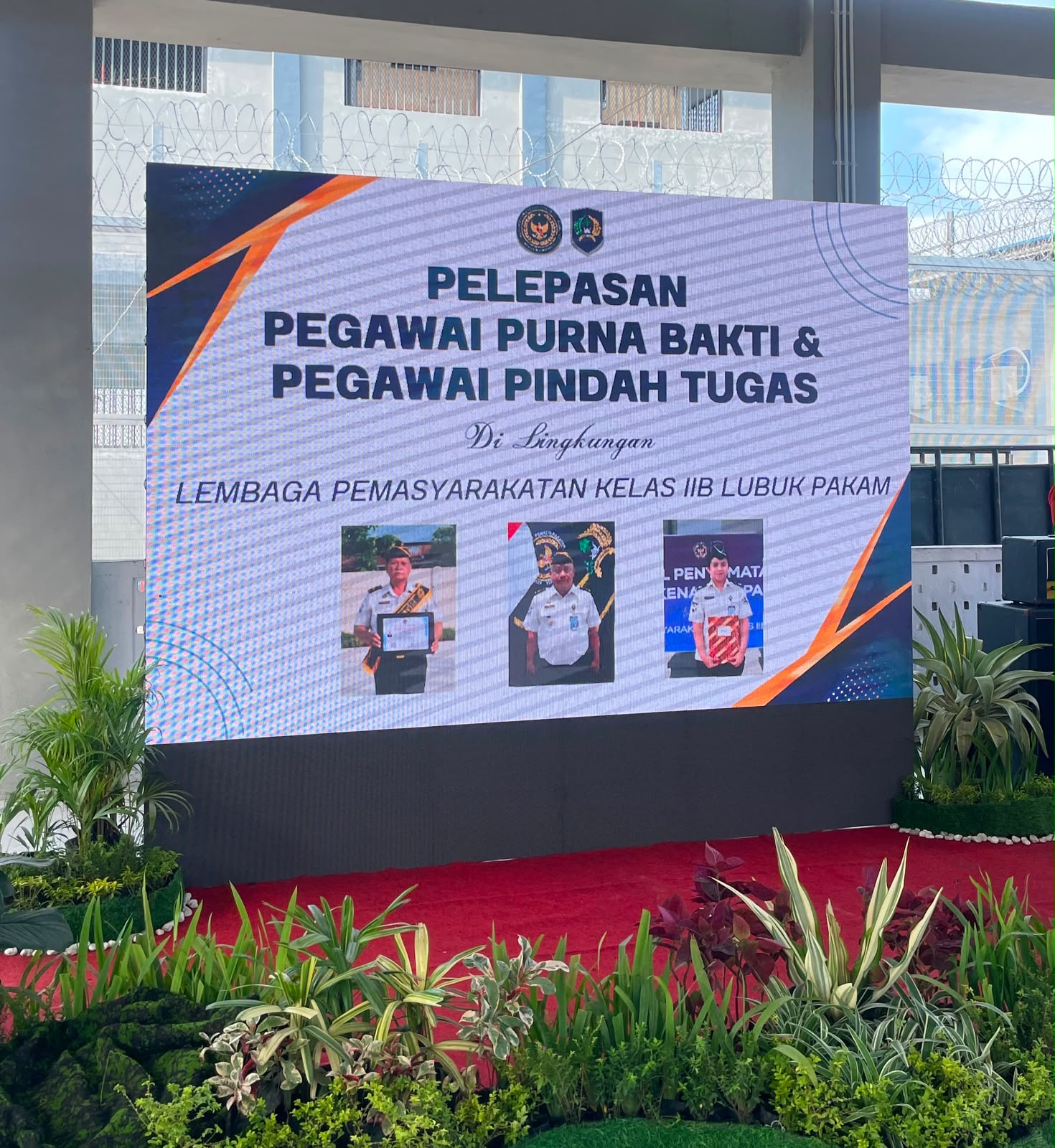 Event Pemerintahan - Pelepasan Pegawai Purnabakti Lapas Lubuk Pakam